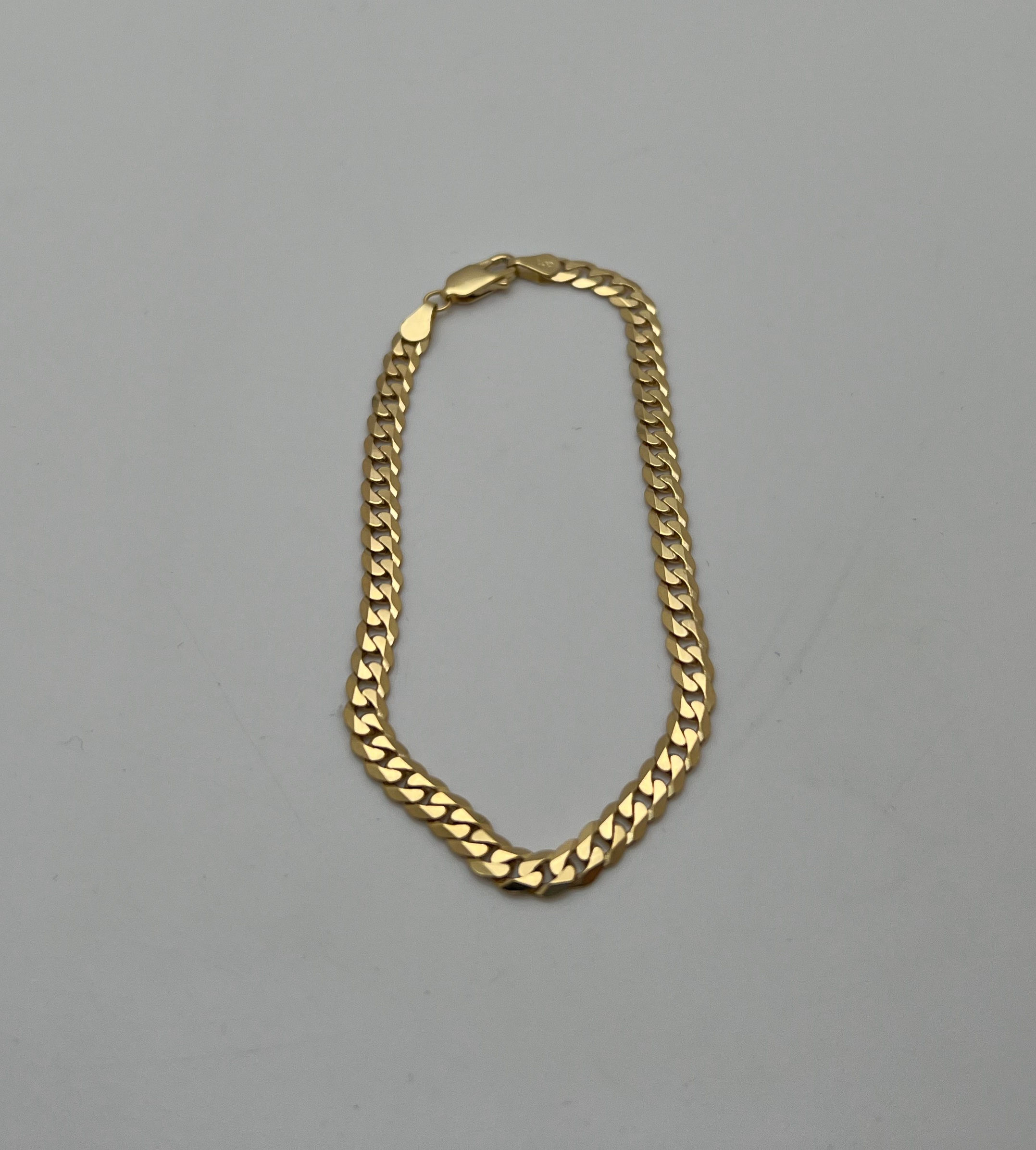 14KT item 140 Cuban Bracelet 