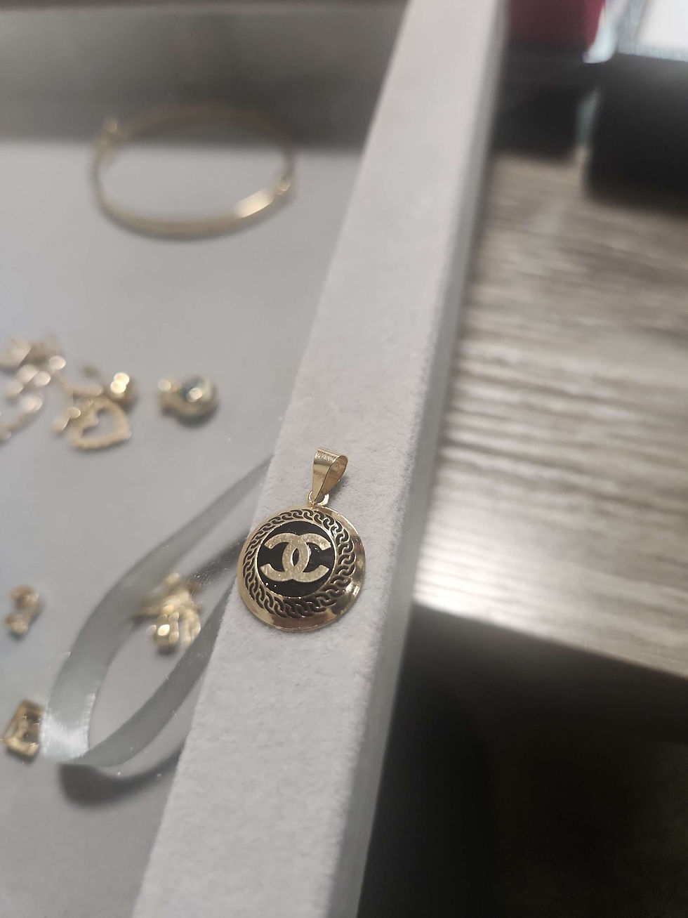 Thumbnail: 14K Hoops and Pendant