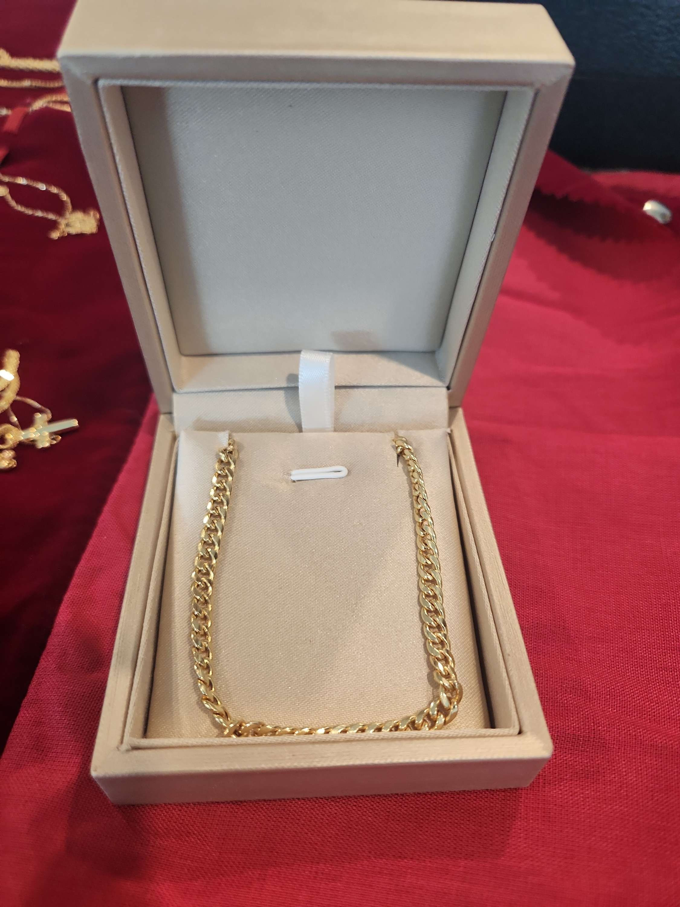 Cadena cubana 14k 