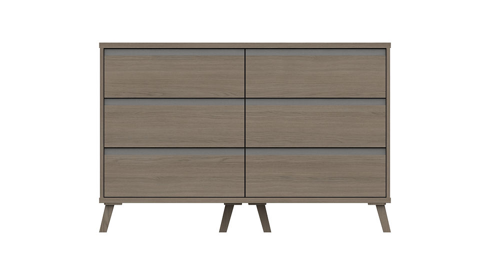 Thumbnail: TAMAR RANGE 3 DRAWER DOUBLE CHEST