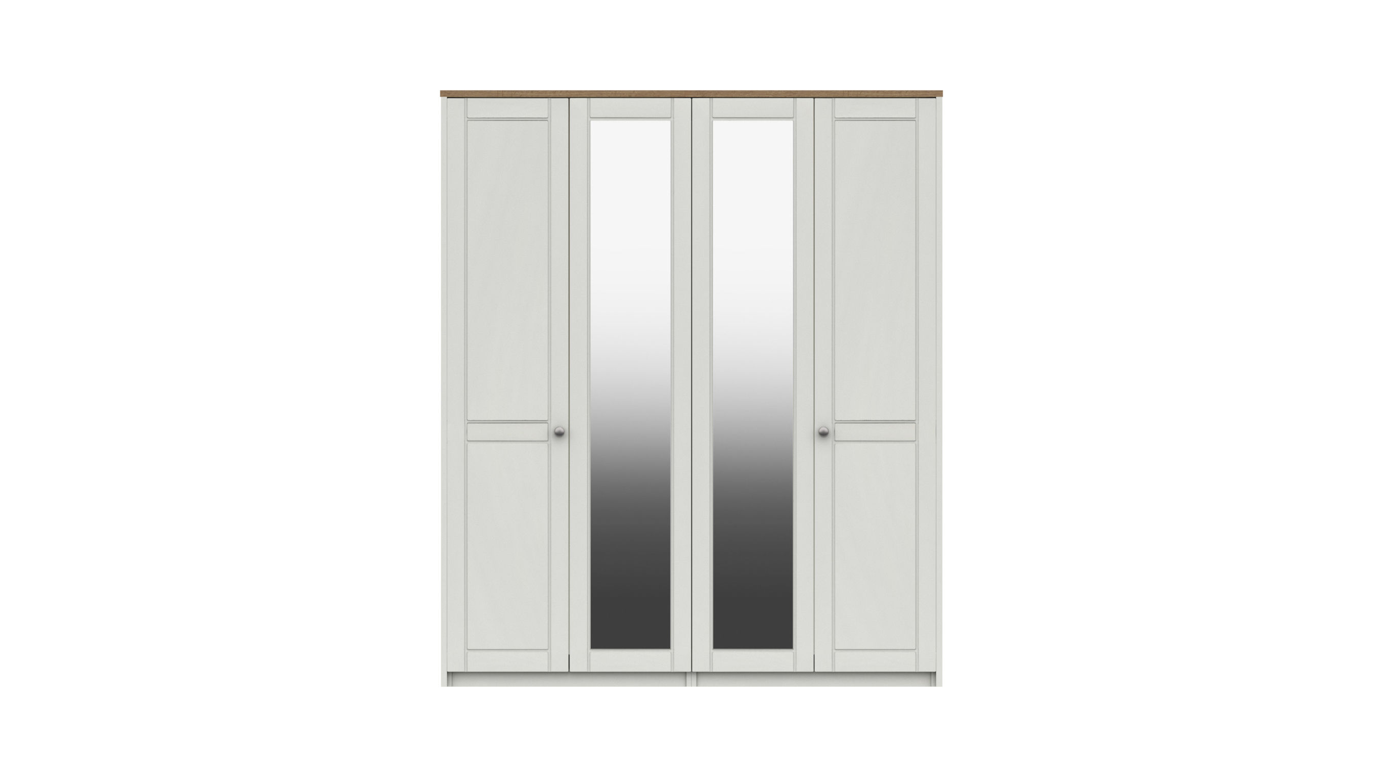 SKYE RANGE 4 DRAWER WARDROBE WITH TWO MIRROR