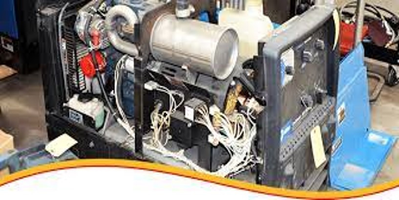 Picture displaying the electric wiring inside a machine