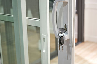 key on the door in office