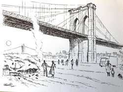 Brooklyn Bridge Holiday Card