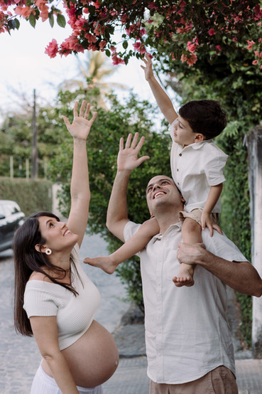 ensaio gestante com filho mais velho recife