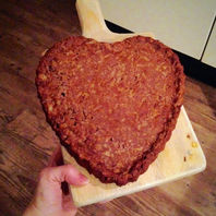 Appel-plaat-koek (glutenvrij/suikervrij/exorfinevrij)