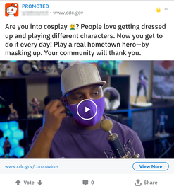 Reddit Gaming Ad (Covid-19).