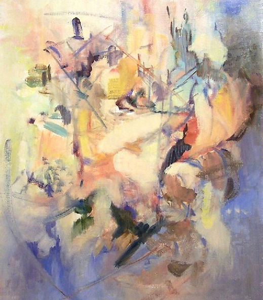 CONSCIENCE – Huile sur toile
Une œuvre abstraite où des formes diffuses et lumineuses évoquent l’intériorité, entre perception et dissolution. Atmosphère introspective et onirique【281†source】.