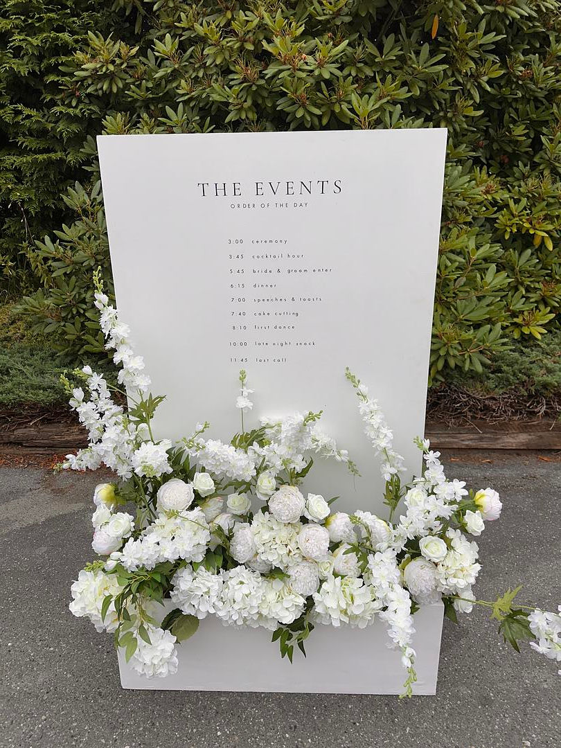 Thumbnail: Welcome Sign With Flower Box