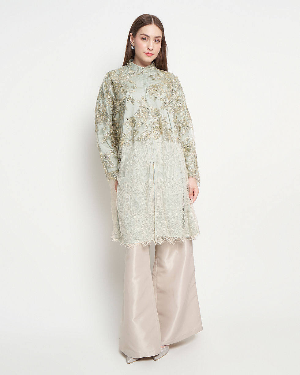 Thumbnail: Arcadia Mist Collection - Olivia Tunic in Sage
