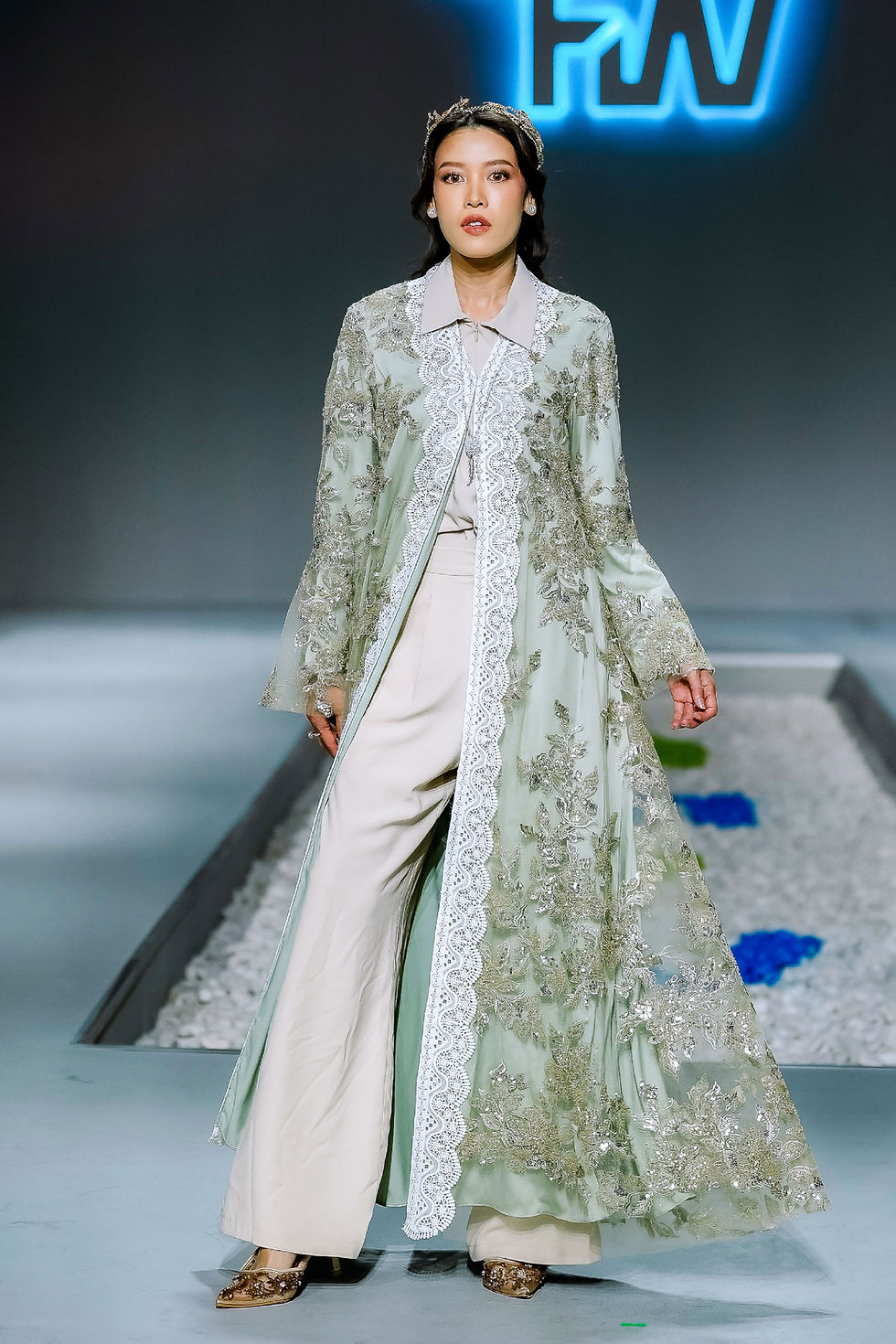 Arcadia Mist Collection - Clara Dress in Sage