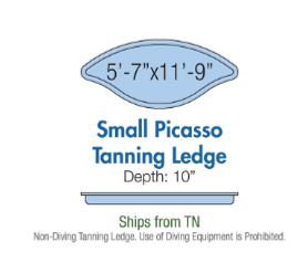 Small Picasso Tanning Ledge