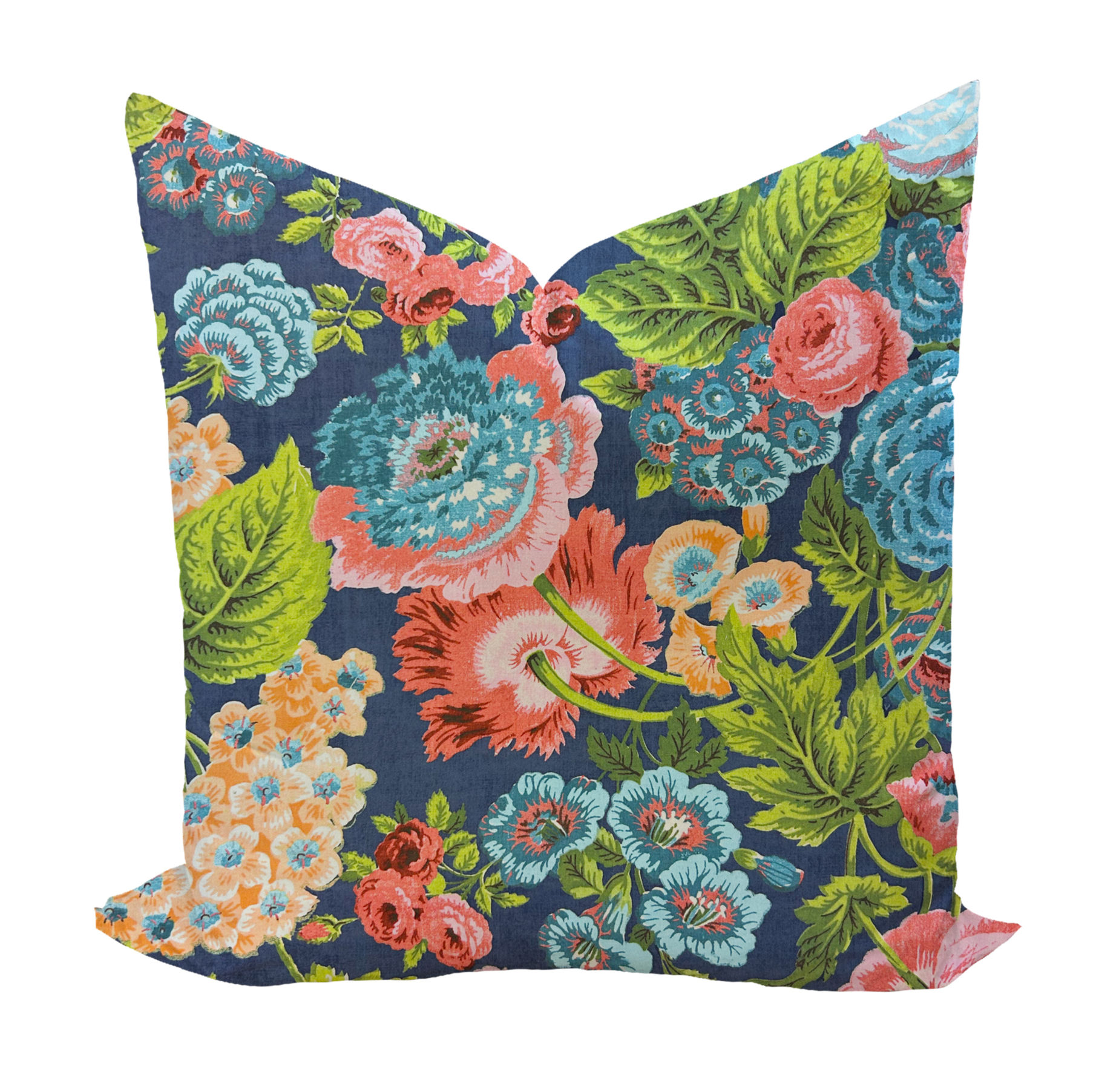 Martha in Navy Pillow Cover