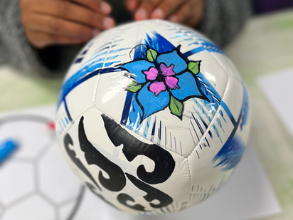 ⚽ Rangatahi Mahi: Soccer Ball Bling with Te Toi Mahana at Newtown Park Apartments ⚽