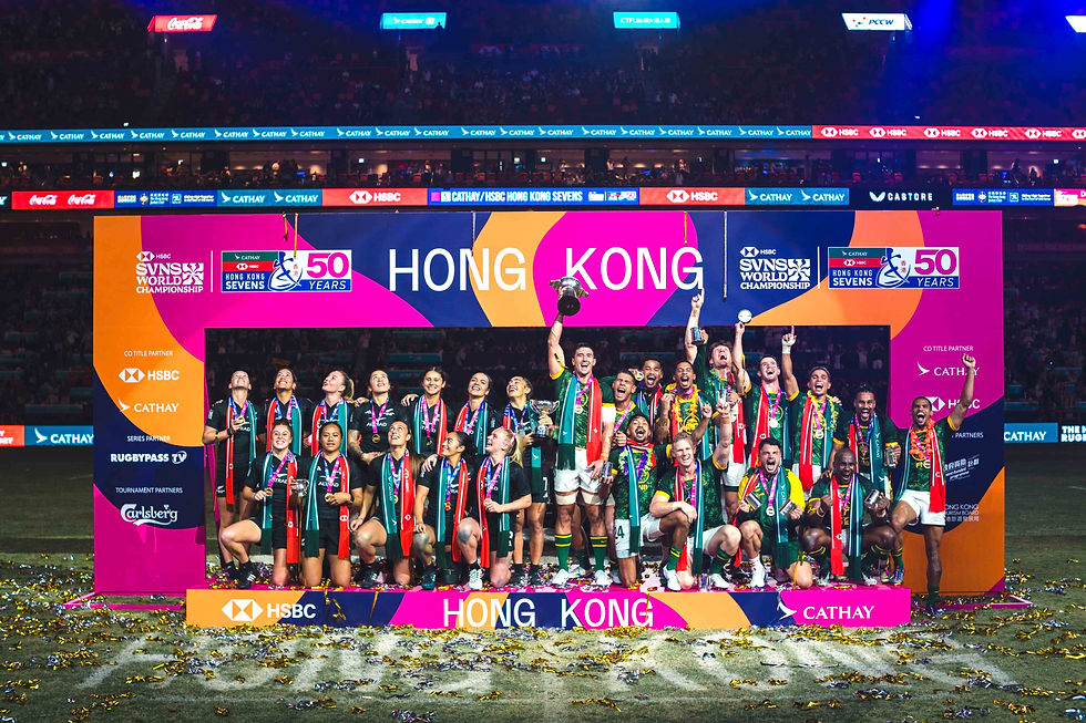 2026七欖,男子組南非以35:7大勝衛冕的阿根廷,終首次一嚐冠軍滋味;女子組則由傳統勁旅新西蘭四連霸。香港男子隊亦在Melrose銀劍賽,壓倒多年死敵日本隊,一舉摘金。