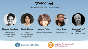 Executive Preparation Institute Commences with Five LeaderBridge Leaders