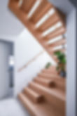 Stairs details of a contemporary home project by Gavin Wilson Construction in Northern Beaches