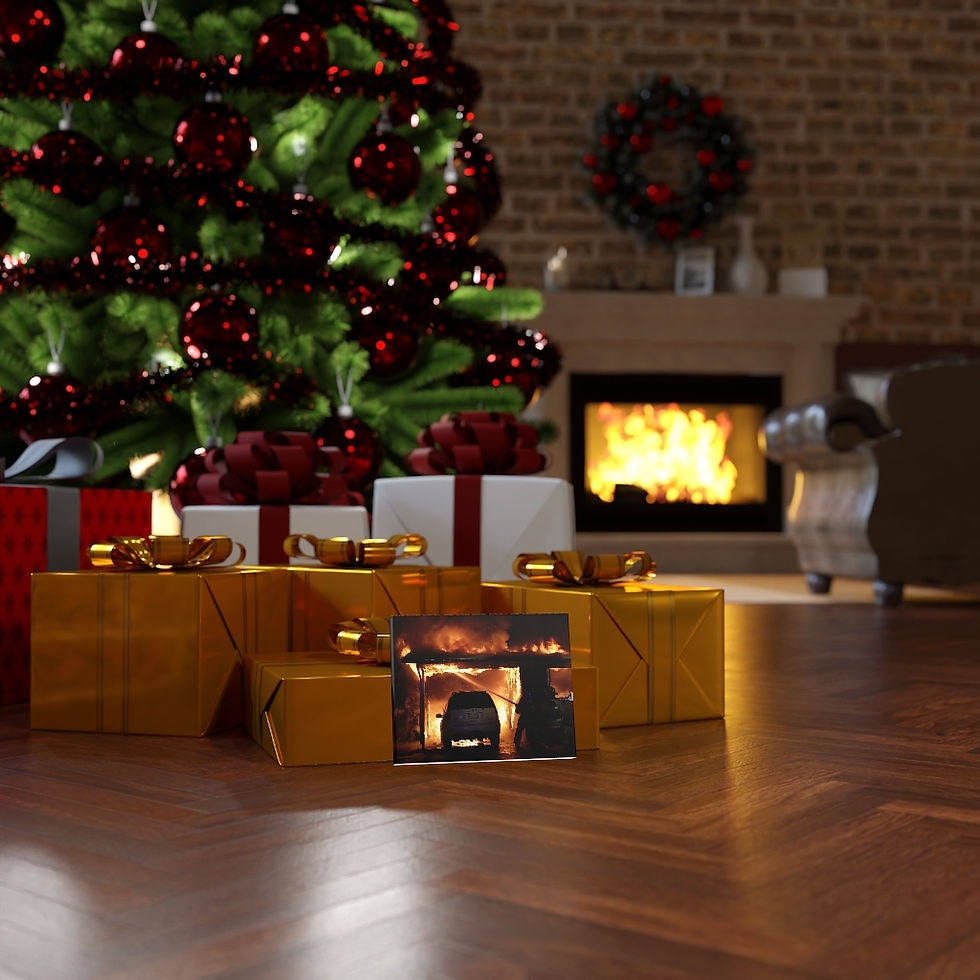 Thumbnail: Night time fire - Canvas Gallery Wraps