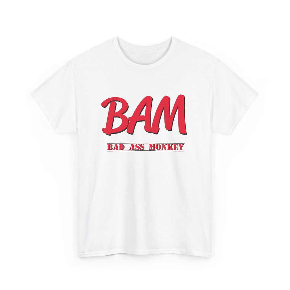 Thumbnail: Original - "BAM" T-Shirt / Front and Back 