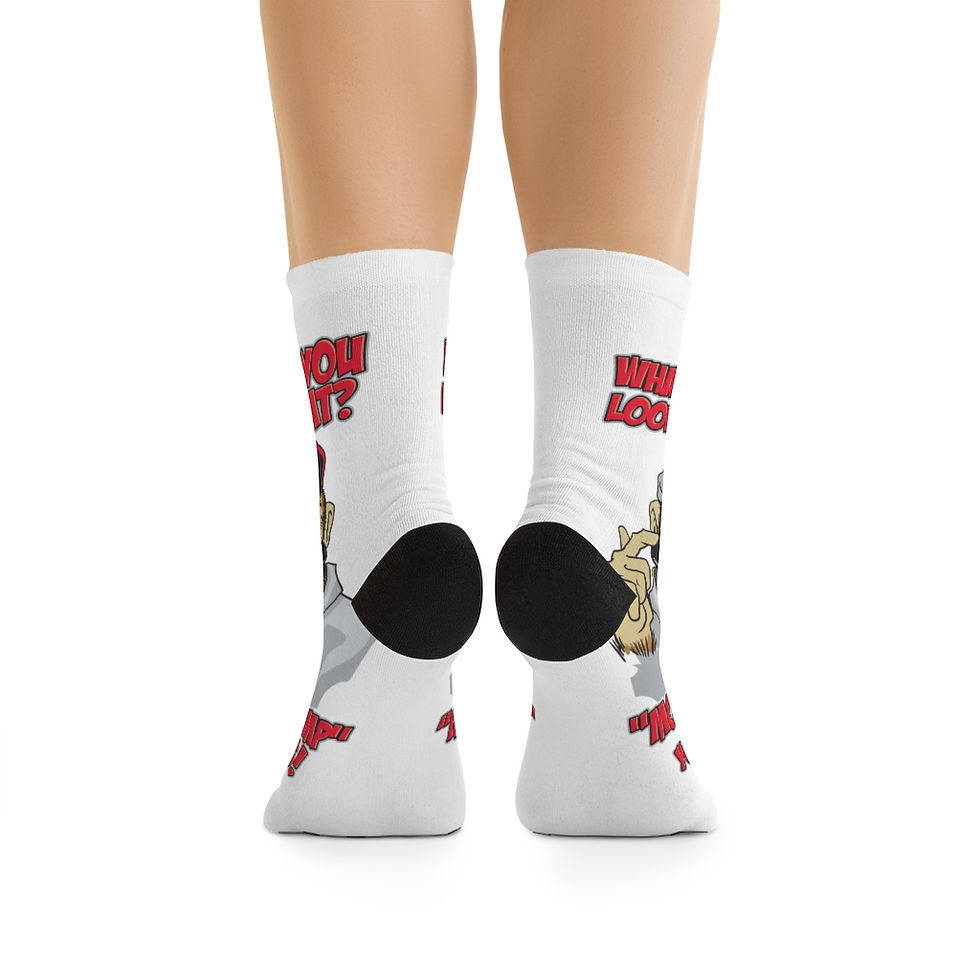 Thumbnail: "BAM" Bad Ass Monkey Socks!!