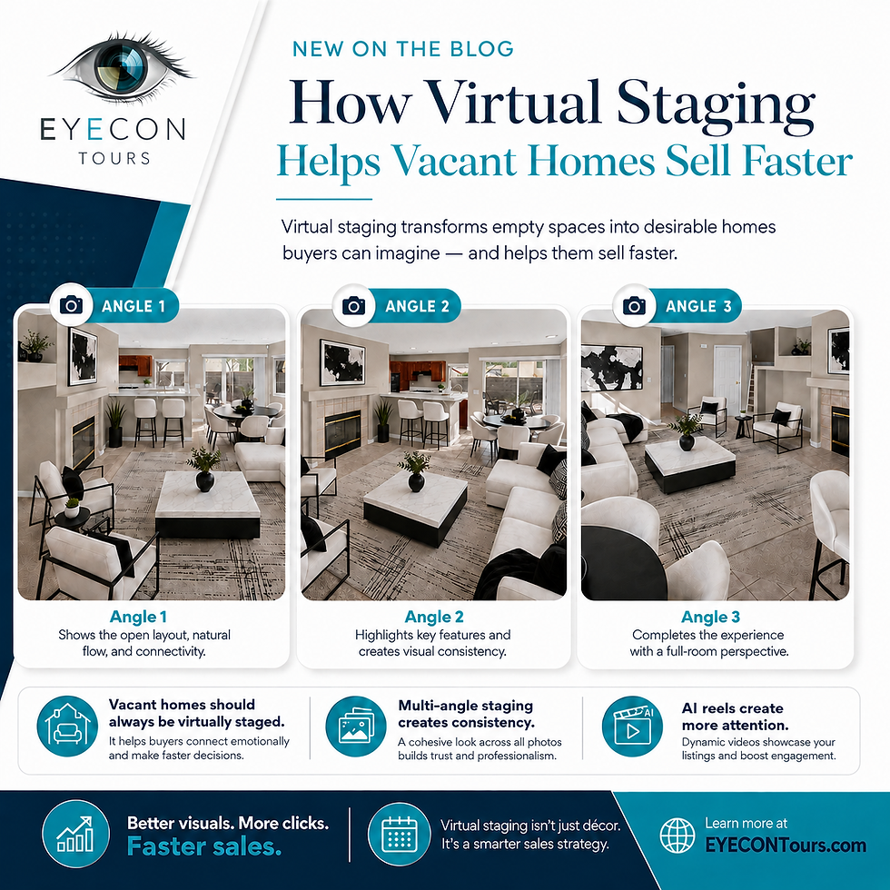How Virtual Staging Helps Vacant Homes Sell Faster