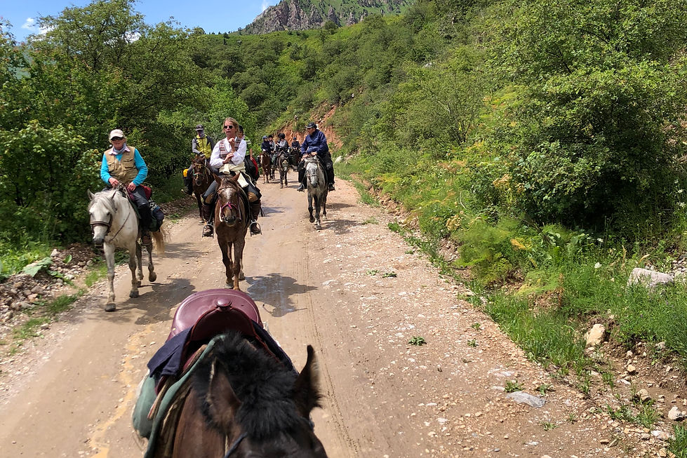 horse riding Sary-Chelek