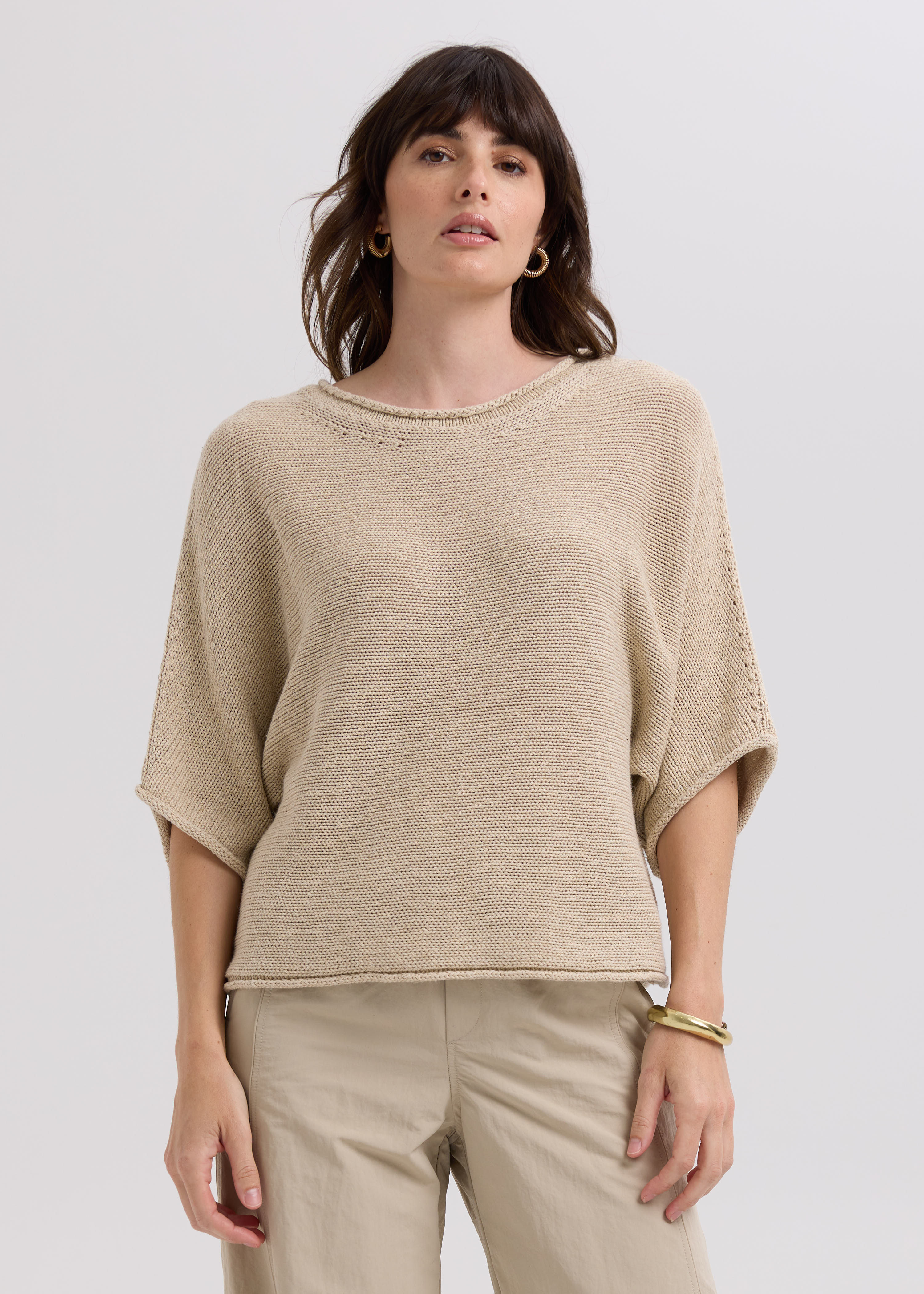 LD & Co Textured Jumper - Natural