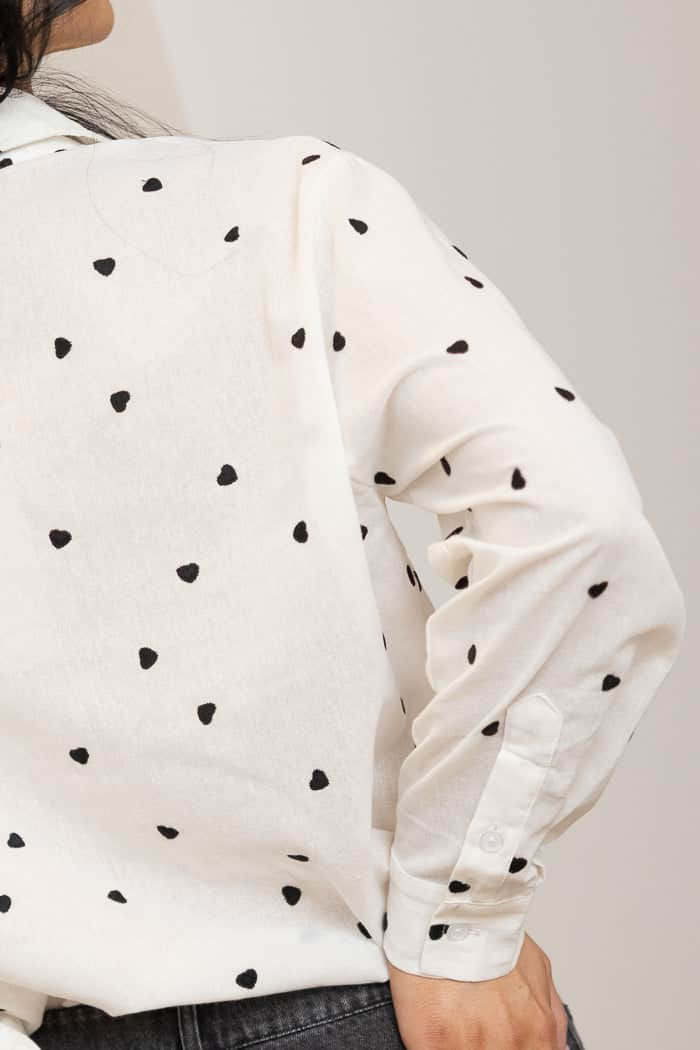 Thumbnail: Augustine Heart Shirt | Black White