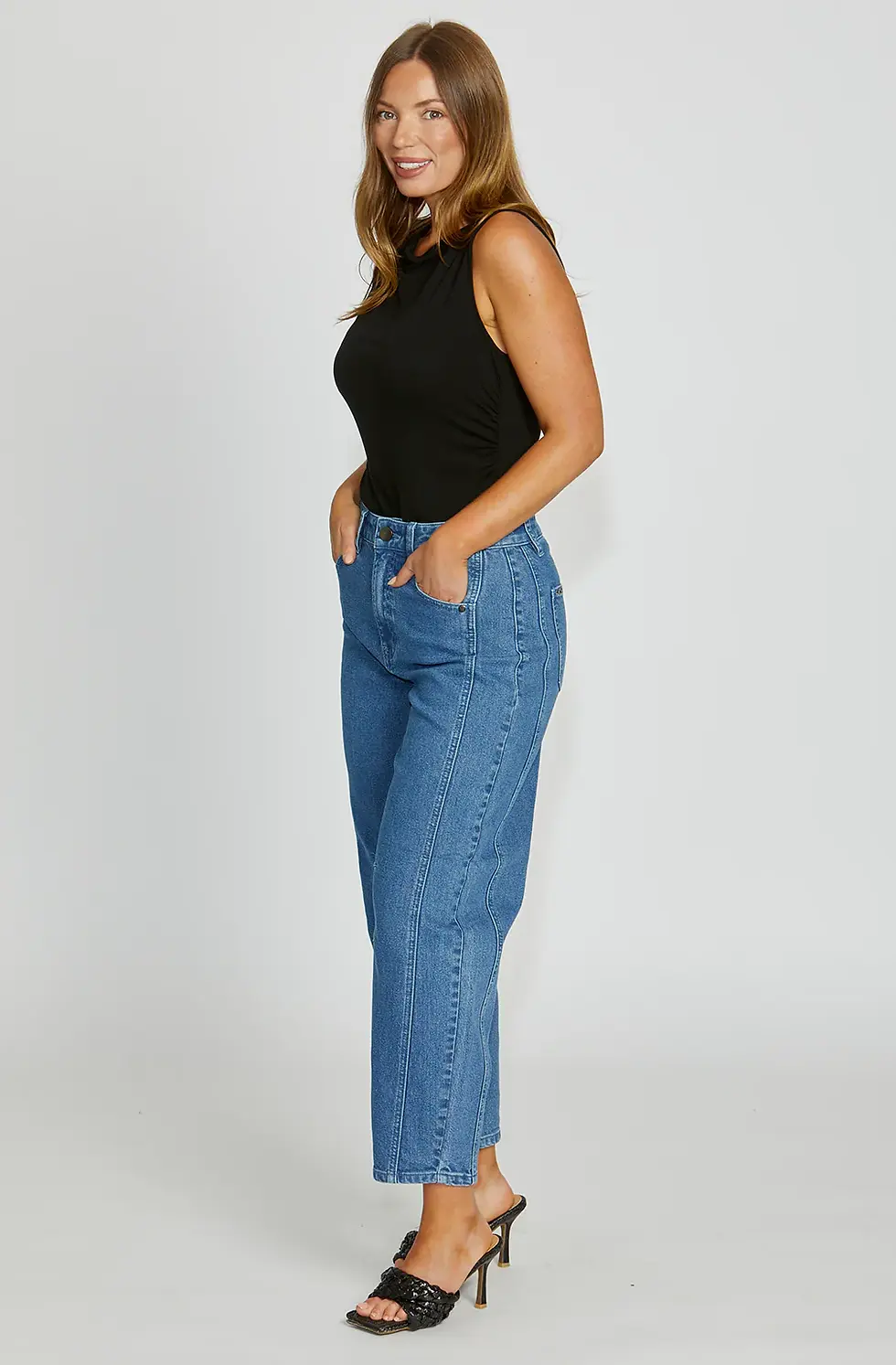Thumbnail: New London Truro Barrel Jean