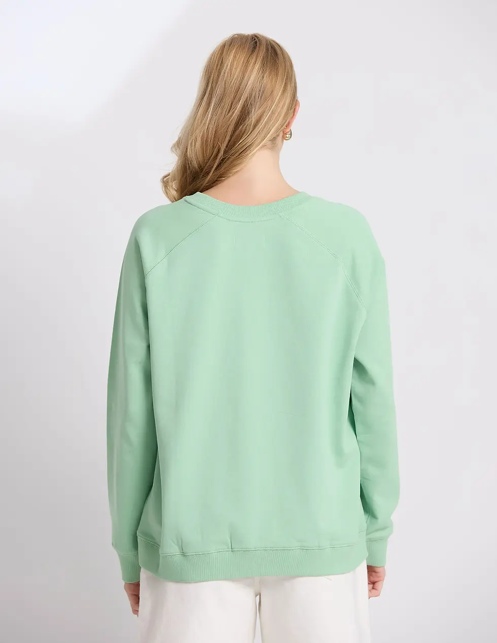 Thumbnail: Stella & Gemma Classic Sweater - Logo Mint Green