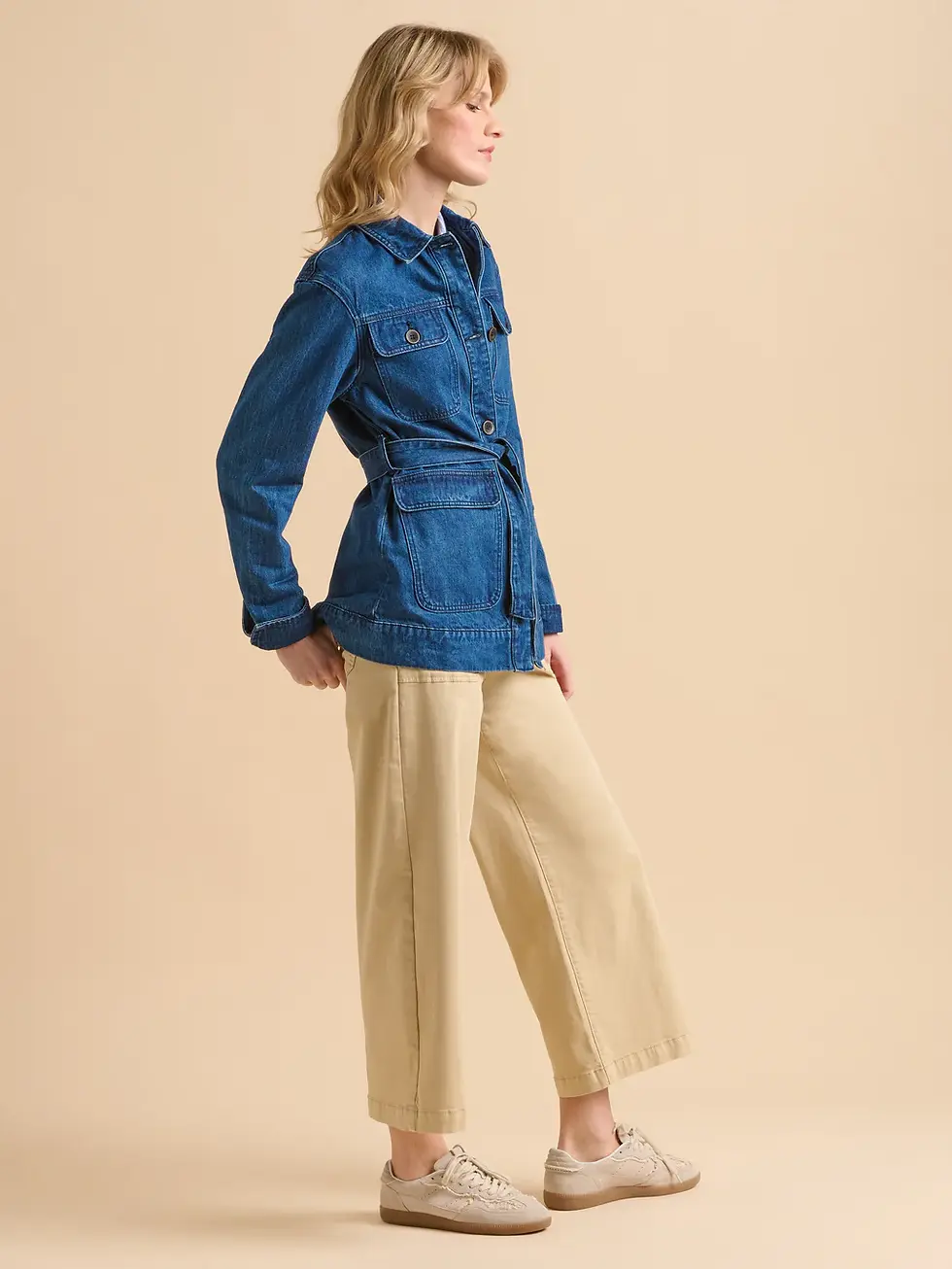 Thumbnail: Brakeburn Denim Utility Jacket - Blue