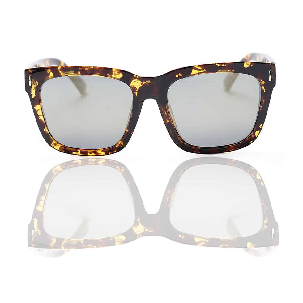 Thumbnail: Electric Pukeko Sunglasses -  May Tortoise Mirror