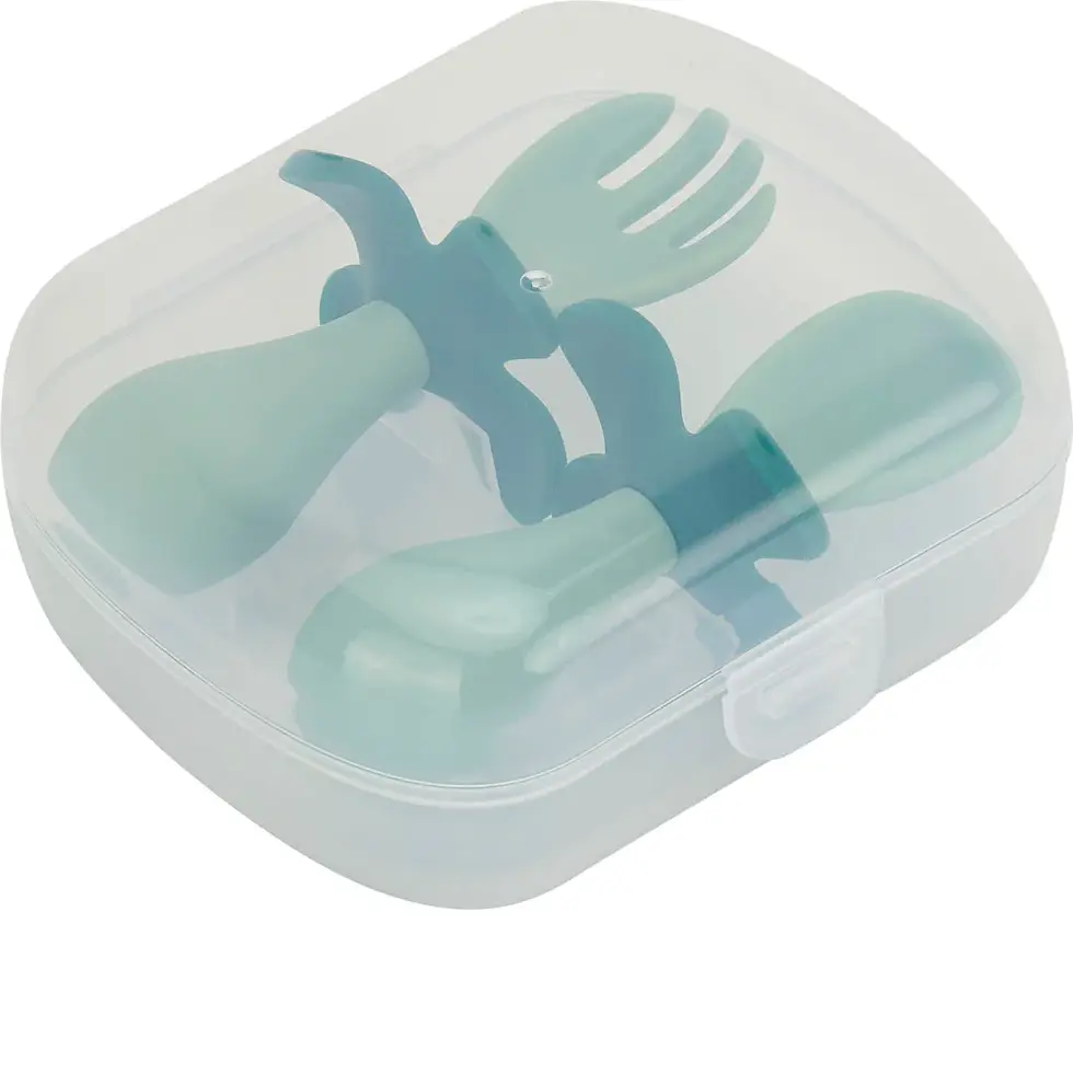 Thumbnail: Annabel Trends Flower Fork/Spoon Set - Various Colours