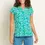Thumbnail: Brakeburn Notch Neck Bamboo Leaves T-Shirt