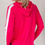 Thumbnail: WhiteonBlack Contrast Hoodie - Cerise
