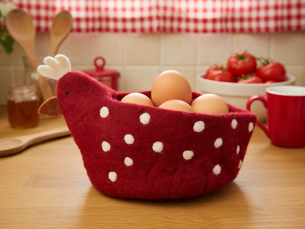 Thumbnail: Pashom Wool Egg Basket