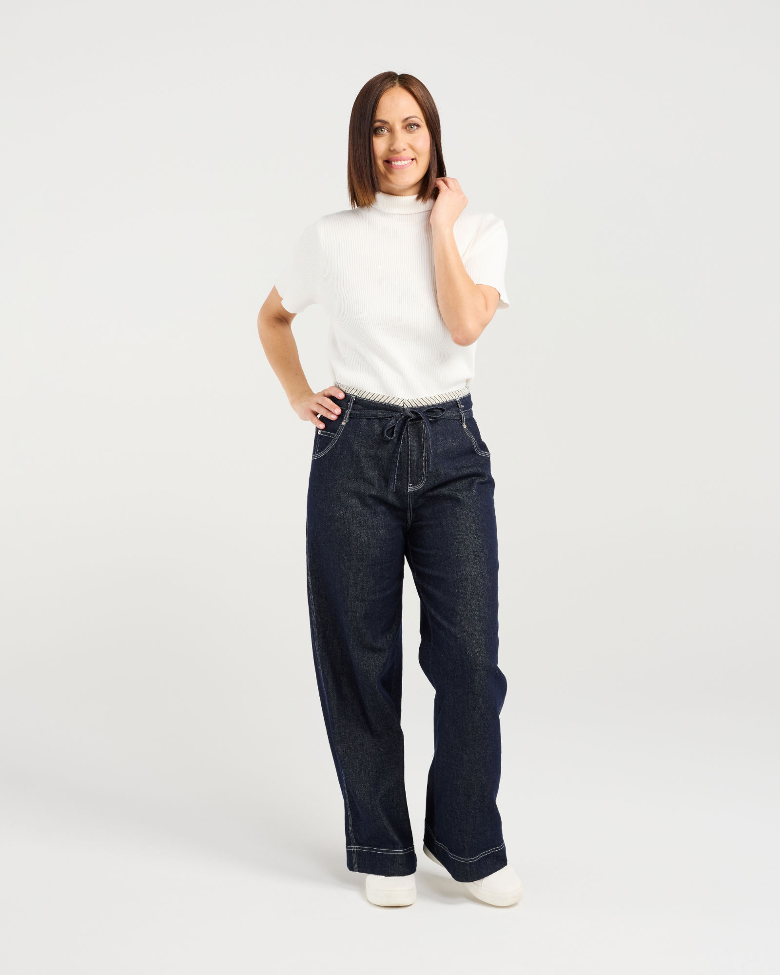 Zafina Daria Pant - Dark Blue