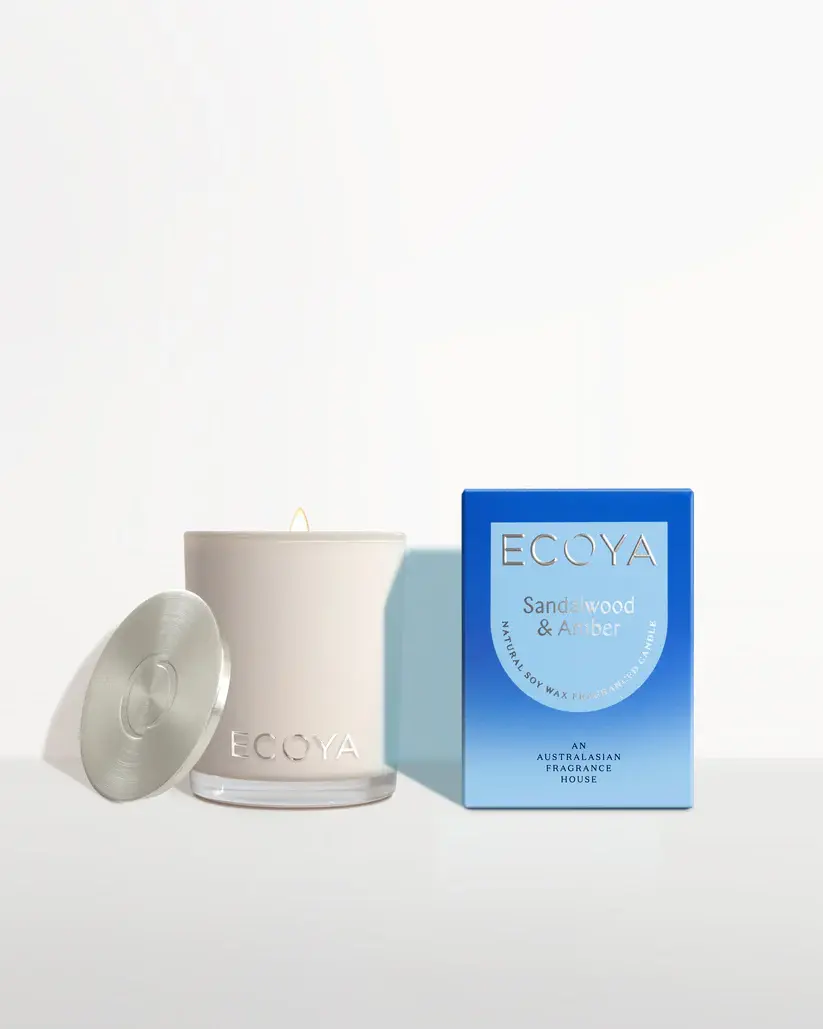 Ecoya Sandalwood & Amber Madison Candle
