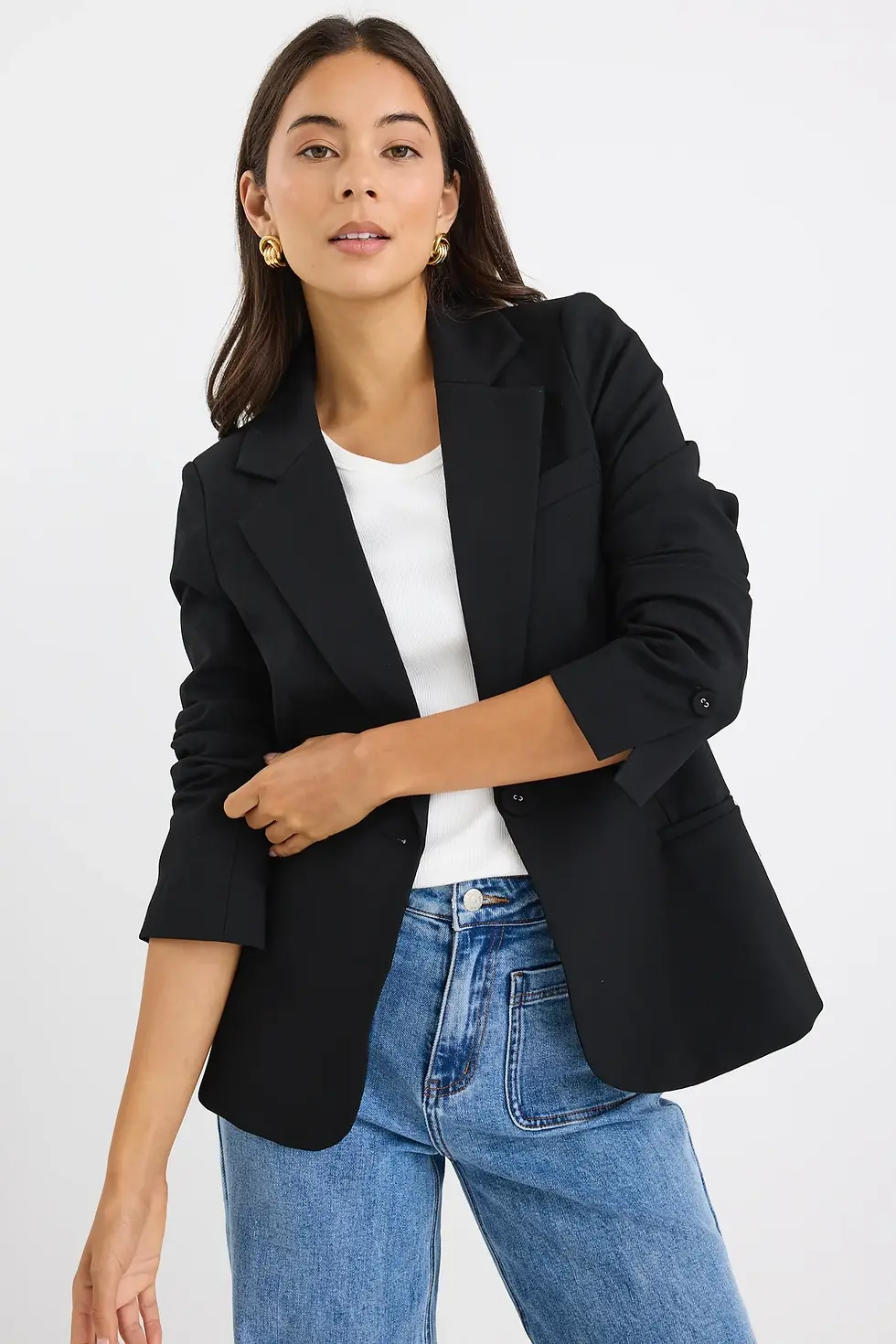 Thumbnail: Stories be Told Suave Fitted Short Blazer