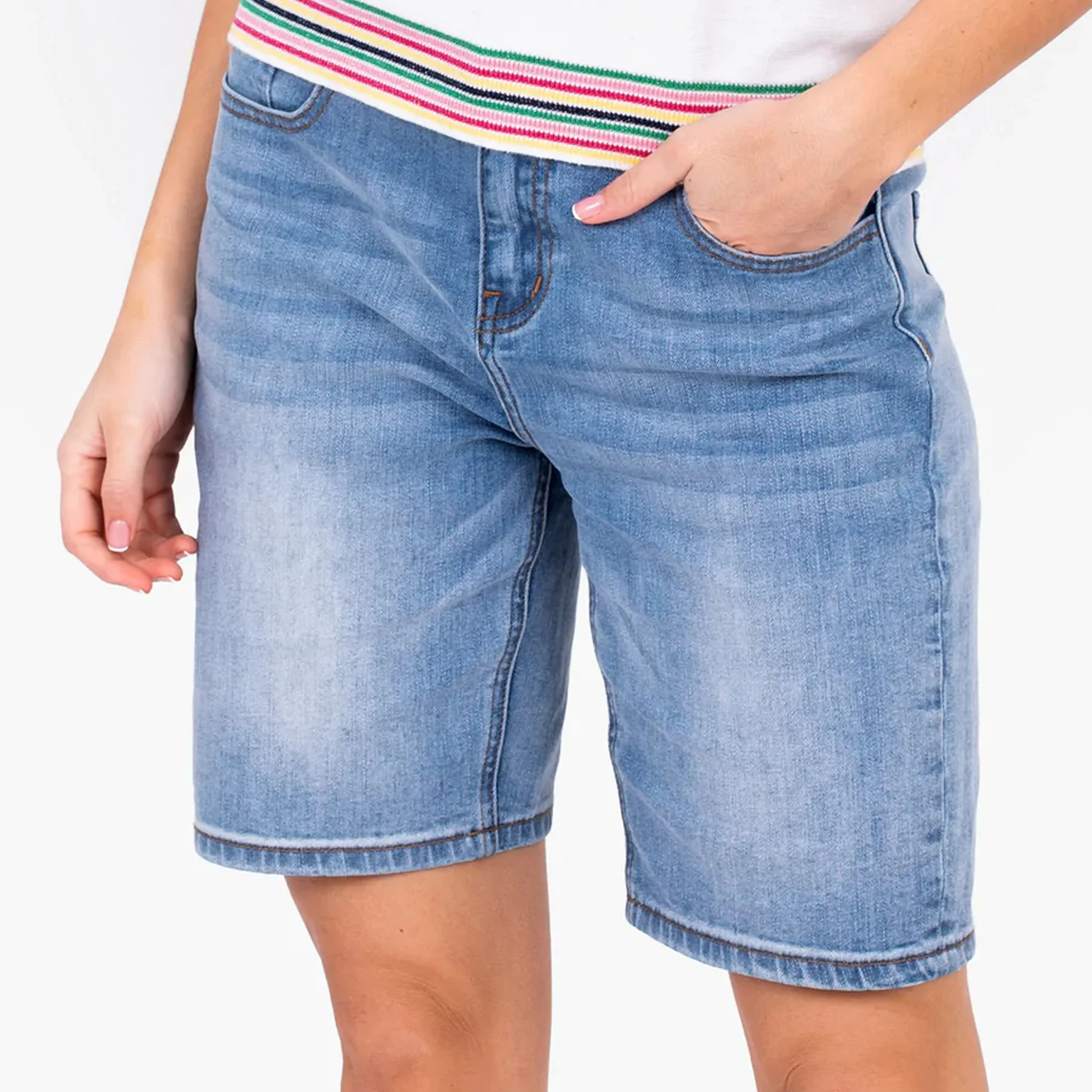 Brakeburn Cleo Blue Denim Shorts