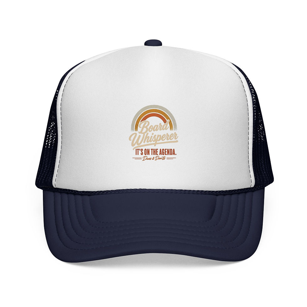 Thumbnail: Board Whisperer Retro Rainbow Trucker Cap 
