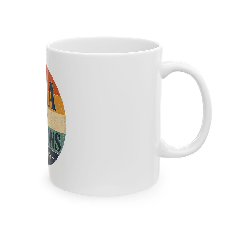 Thumbnail: Data > Opinions Ceramic Mug — Retro Geek Coffee Mug (11oz & 15oz)