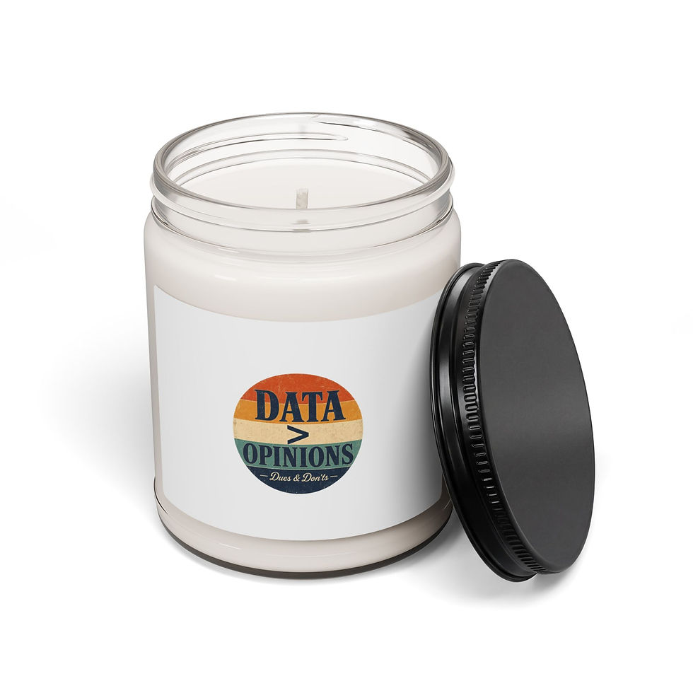 Thumbnail: Data > Opinions Soy Candle — 9oz Scented Jar