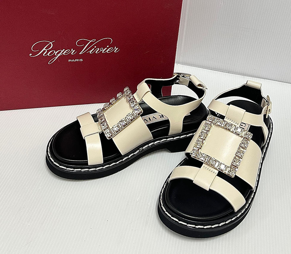 縮圖：RV660  Strass Buckle Sandal