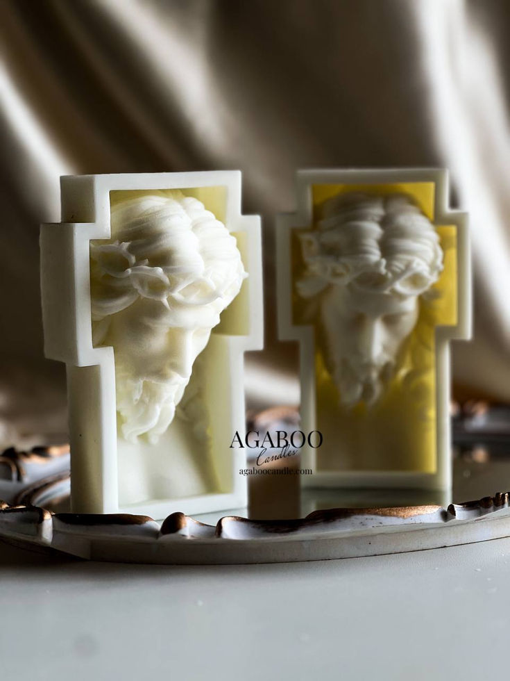 Christian-themed candles