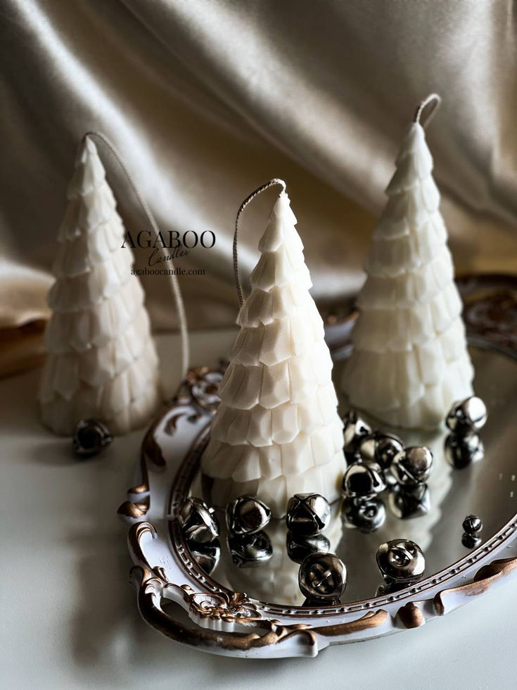 Handmade Christmas candles