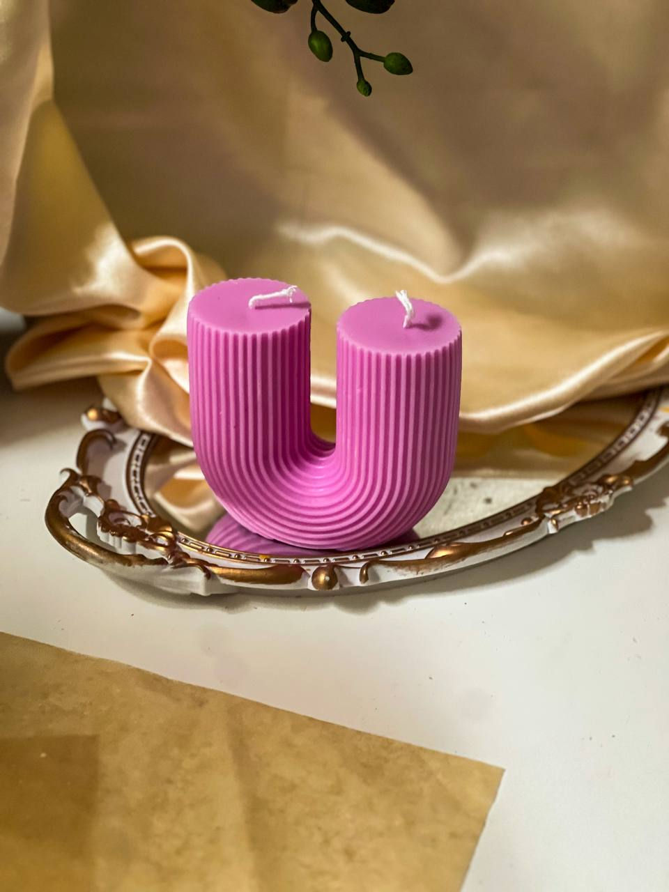 Decorative pillar candles