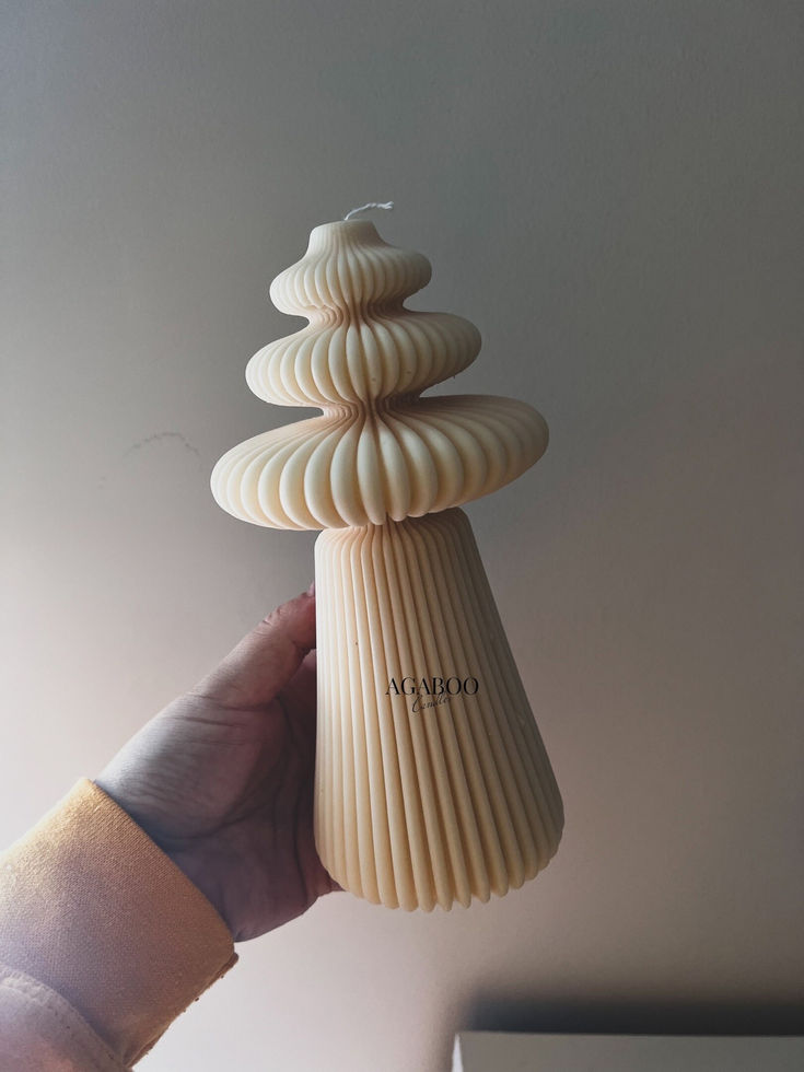 Decorative sculptural candles