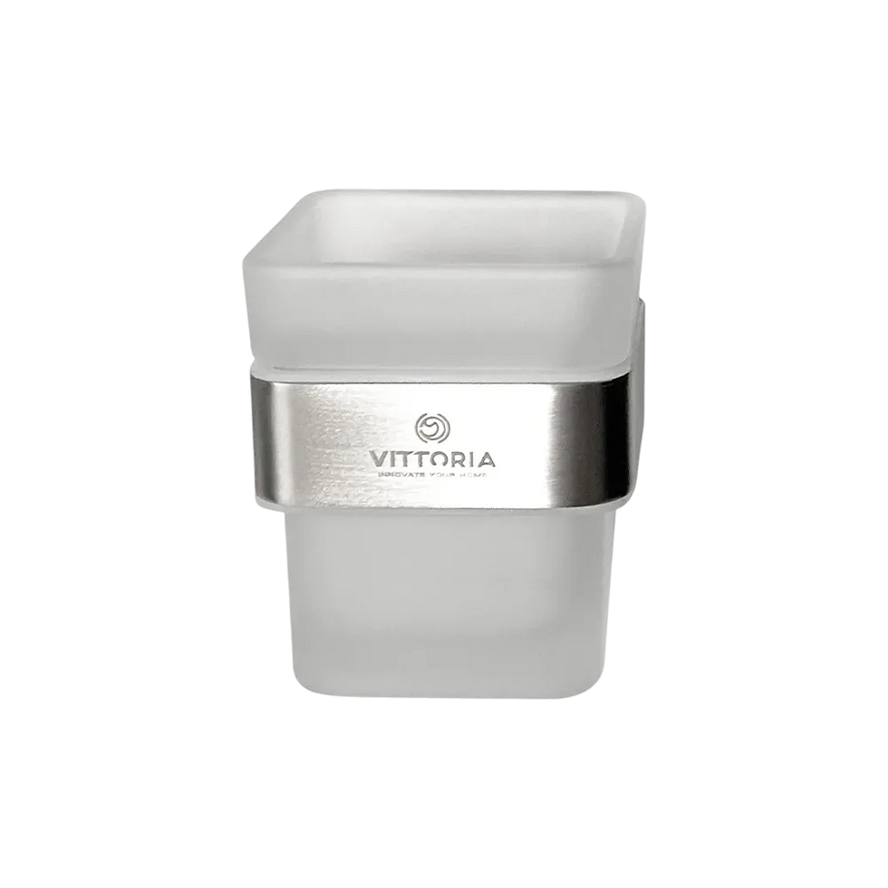 Porta cepillo con vaso (Vittoria)