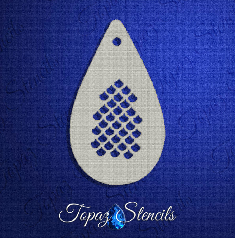 Topaz Stencils - Mermaid Scales
